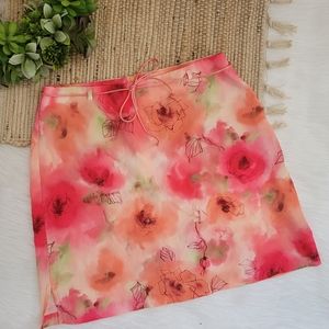 Exact Change Floral Skirt
